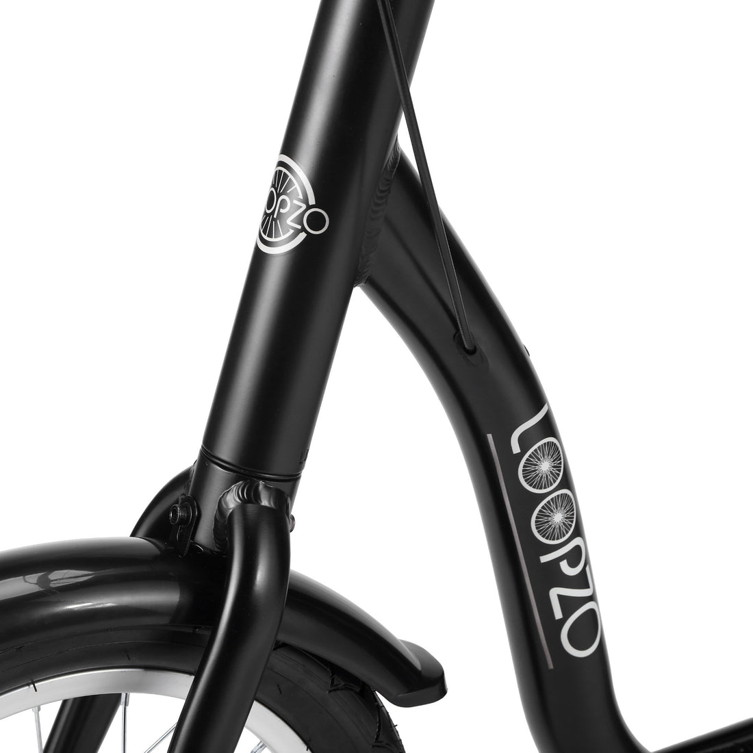 loopfiets volwassenen luxe Loopzo met mand en ringslot